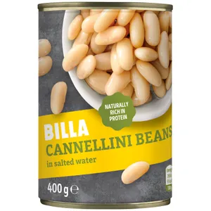 Baltosios pupelės sūryme BILLA, 400 g