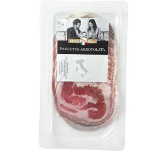 Vytintos kiaulienos šoninė griežinėliais Pancetta MARCA, 80 g