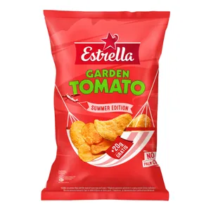 Lygaus pjaustymo pomidorų skonio bulvių traškučiai ESTRELLA, 200 g