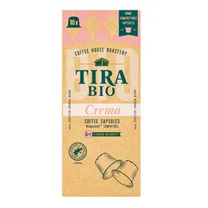 Kavos kapsulės TIRA BIO CREMA, 10 vnt.