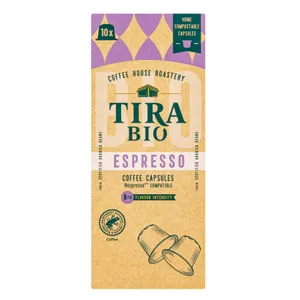 Kavos kapsulės TIRA BIO ESPRESSO, 10 vnt