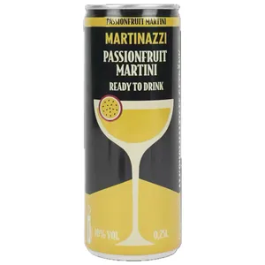 Alkoholinis kokteilis MARTINAZZI PASSION FRUIT MARTINI 10%, 250 ml