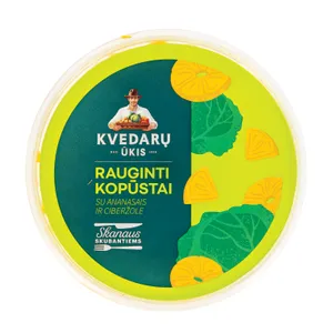 Rauginti kopūstai su ananasais ir ciberžole KVEDARŲ ŪKIS, 400 g