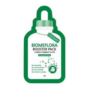 SKIN PLANET raminamoji lakštinė veido kaukė su biomeflora kompleksu, 25g