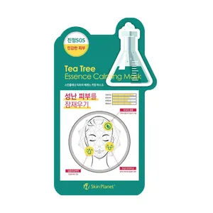 SKIN PLANET raminamoji veido kaukė su arbatmedžio ekstraktu TEA TREE ESSENCE CALMING, 26g