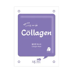 MJCARE stangrinanti lakštinė veido kaukė su kolagenu ON COLLAGEN MASK, 22g