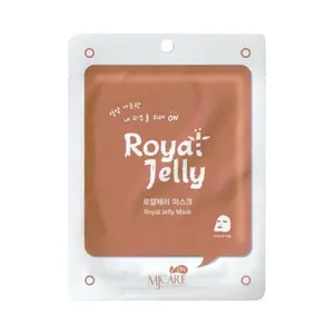 MJCARE maitinanti lakštinė veido kaukė su bičių pieneliu ON ROYAL JELLY MASK, 22g