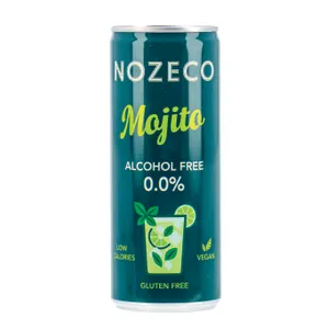 Nealkoholinis kokteilis Nozeco Mojito Vegan 0.25L