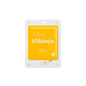 MJCARE šviesinanti lakštinė veido kaukė su vitaminais ON VITAMIN MASK, 22g