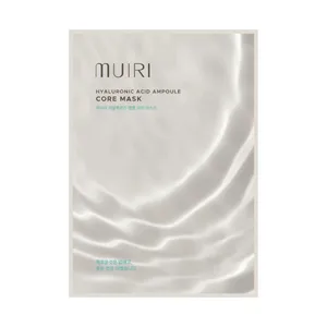 MUIRI drėkinamoji lakštinė veido kaukė su hialuronu HYALURONIC ACID AMPOULE CORE MASK, 25 g