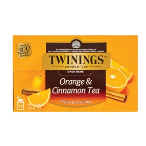 Juodoji arbata su cinamonu ir apelsinais TWININGS, 20 x 2 g
