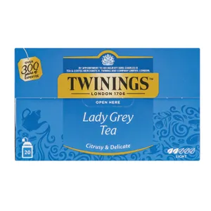 TWININGS Juodoji arbata LADY GREY 20X2g, 40g