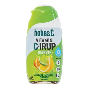 Hohes C sicilijos citrinų-laimų-apelsinų sirupas su vit. C,B12,B5 REFRESH 0,065l