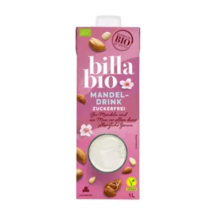 Ekologiškas migdolų pienas BILLA BIO, 1 l