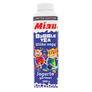 Jogurto gėrimas MIAU su miško uogomis ir 