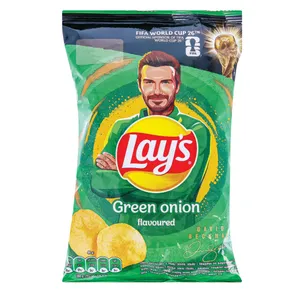Žaliujų svogūnėlių skonio bulvių traškučiai LAY'S, 40 g