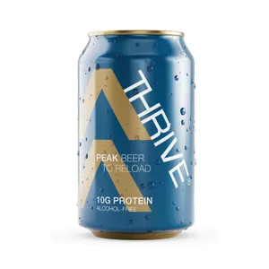 Nealkoholinis baltyminis alus su 10gr. proteino THRIVE PEAK (0%), 330 ml