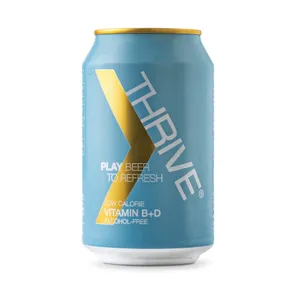 Nealkoholinis alus su B+D vitaminais THRIVE PLAY, 330 ml