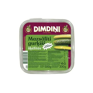 Lengvai sūdyti agurkų griežinėliai DIMDINI, 500 g