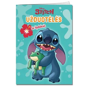 Knyga STITCH. UŽDUOTĖLĖS SU LIPDUKAIS