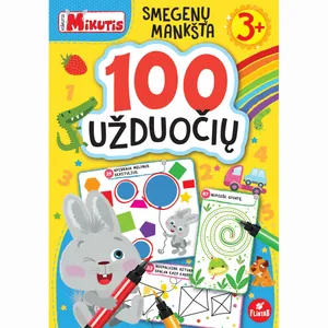 Knyga KIŠKUTIS MIKUTIS. 100 UŽDUOČIŲ