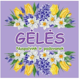 Knyga GĖLĖS. NUSPALVINK IR PADOVANOK