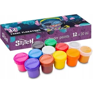 Guašas STITCH 12 spalvų 20ml indeliuose