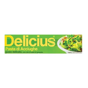 Ančiuvių pasta saulėgrąžų aliejuje DELICIUS, 60g