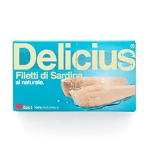 Sardinės filė savo sultyse DELICIUS, 120g
