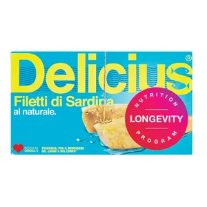 Sardinės filė savo sultyse DELICIUS, 120g