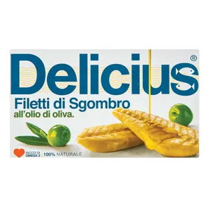 Skumbrės filė savo sultyse DELICIUS, 125g