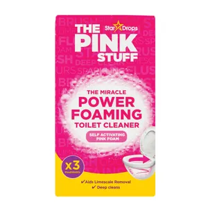Unitazo valiklis THE PINK STUFF Foaming, 3x100g