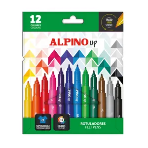 ALPINO UP Flomasteriai 12 vnt