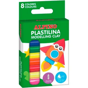 Alpino Plastilinas 8 vnt 12 g