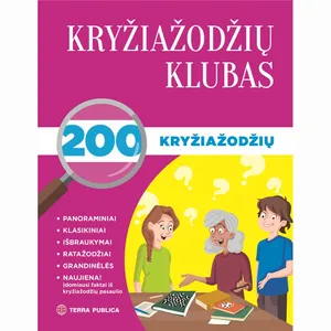Knyga KRYŽIAŽODŽIŲ KLUBAS