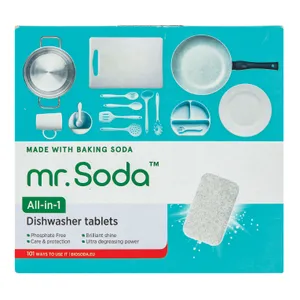 Indaplovių tabletės su soda mr.SODA, 30 vnt
