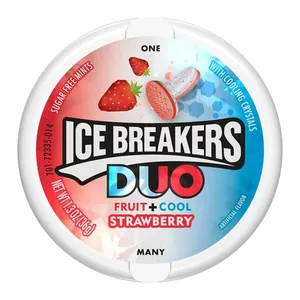 Pastilės ICE BREAKERS DUO STRAWBERRY, 36 g