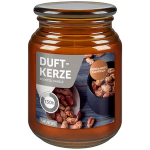 Kvepianti žvakė stikle VIVESS XXL, migdolų kvapo