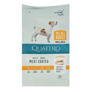 Sausas suaugusių mažų veislių šunų pašaras Extra poultry QUATTRO, 1,5kg