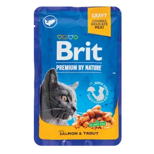 Konservuotas pašaras katėms BIRT PREMIUM CAT SALMON & TROUT, 100 g