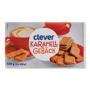 Karameliniai sausainiai CLEVER, 400 g
