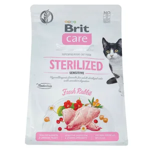 Sausas pašaras katėms BRIT CARE CAT GF STERILIZED SENSITIVE, 2 kg