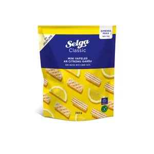 Maži citrinų skonio vafliai SELGA, 250g