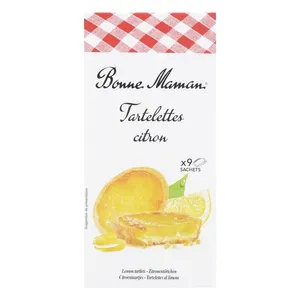 Sausainiai Tartalėtes su citrinos įdaru BONNE MAMAN, 125g
