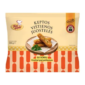 Keptos vištienos juostelės su sūriu TAUTŲ RECEPTAI, 400g