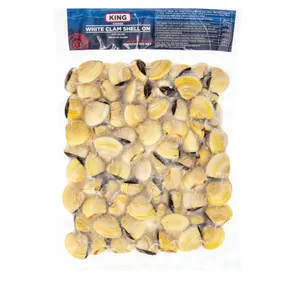 Šaldyti moliuskai su kiautais, virti, 60/80, 0% glazūros KING COOKED, 1 kg