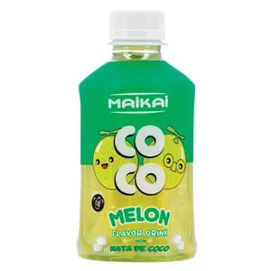 Melionų skonio skonio gėrimas su kokosų gabaliukais MAIKAI COCO, 280 ml