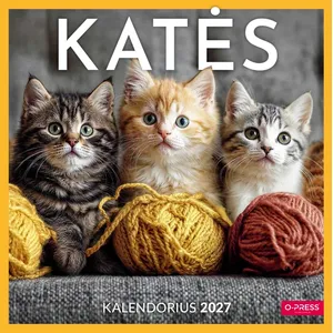 Kalendorius 2027 KATĖS 33X33