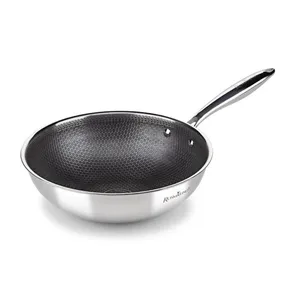 Wok keptuvė Rosmarino HEXAPRO R 28 cm
