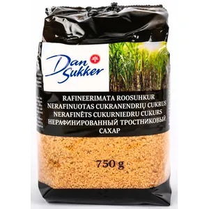 Nerafinuotas cukranendrių cukrus DANSUKKER, 750 g